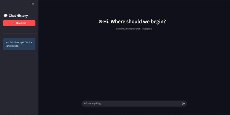 ISO 15189 chatbot conversation interface